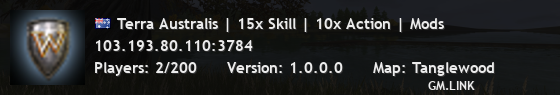 Terra Australis | 15x Skill | 10x Action | Mods