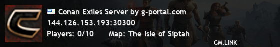 Conan Exiles Server by g-portal.com