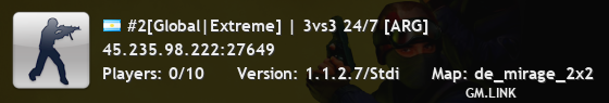 #2[Global|Extreme] | 3vs3 24/7 [ARG]