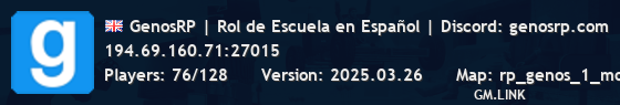 GenosRP | Rol de Escuela en Español | Discord: genosrp.com