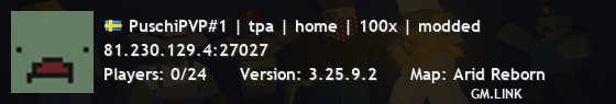 PuschiPVP#1 | tpa | home | 100x | modded