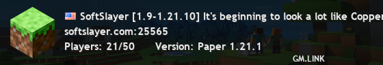 SoftSlayer [1.9-1.21.10] It's beginning to look a lot like Copper.