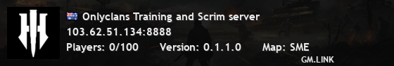 Onlyclans Training and Scrim server