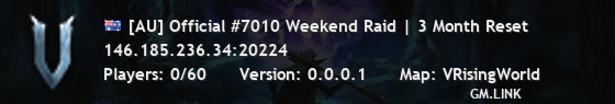 [AU] Official #7010 Weekend Raid | 3 Month Reset
