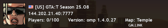 [US] GTA:T Season 25.O8