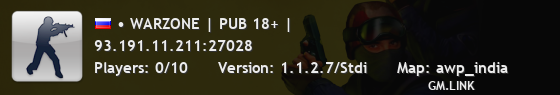• WARZONE | PUB 18+ |