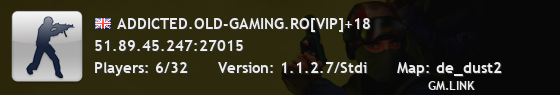 ADDICTED.OLD-GAMING.RO[VIP]+18