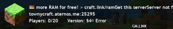 more RAM for free! > craft.link/ramGet this serverServer not found.