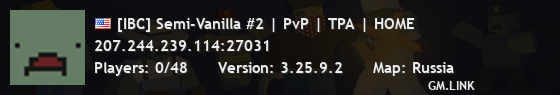 [IBC] Semi-Vanilla #2 | PvP | TPA | HOME