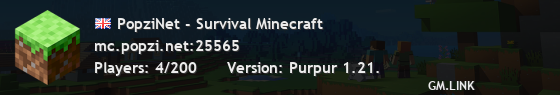 PopziNet - Survival Minecraft