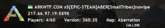 ARKWTF.COM x5[EPIC-STEAM]ABER[SmallTribes]nowipe