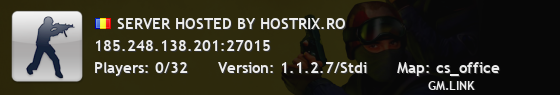 SERVER HOSTED BY HOSTRIX.RO