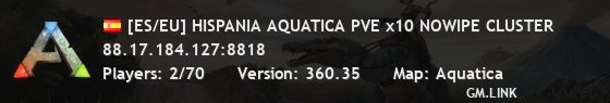 [ES/EU] HISPANIA AQUATICA PVE x10 NOWIPE CLUSTER