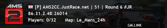 [P] AMS2CC.JustRace.net | S1 | Round 6 #JR