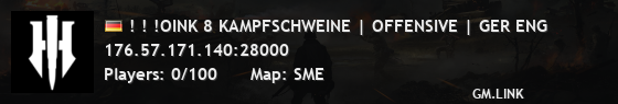 ! ! !OINK 8 KAMPFSCHWEINE | OFFENSIVE | GER ENG
