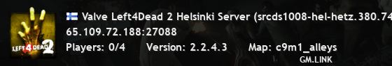 Valve Left4Dead 2 Helsinki Server (srcds1008-hel-hetz.380.74)