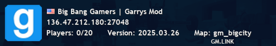 Big Bang Gamers | Garrys Mod