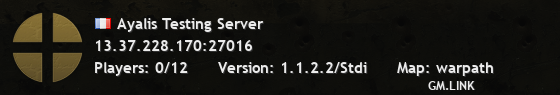 Ayalis Testing Server