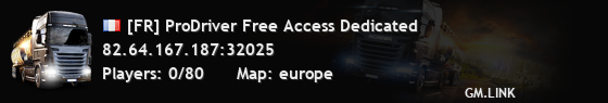 [FR] ProDriver Free Access Dedicated