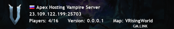 Apex Hosting Vampire Server