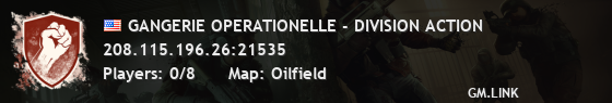 GANGERIE OPERATIONELLE - DIVISION ACTION