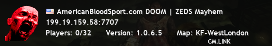 AmericanBloodSport.com DOOM | ZEDS Mayhem