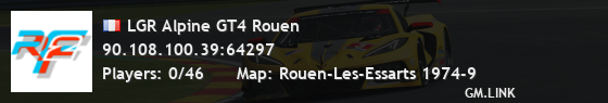 LGR Alpine GT4 Rouen