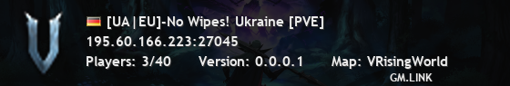 [UA|EU]-No Wipes! Ukraine [PVE]