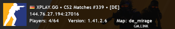 XPLAY.GG • CS2 Matches #339 • [DE]