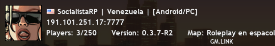 SocialistaRP | Venezuela | [Android/PC]