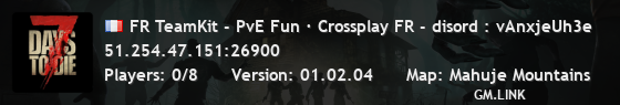 FR TeamKit - PvE Fun · Crossplay FR - disord : vAnxjeUh3e