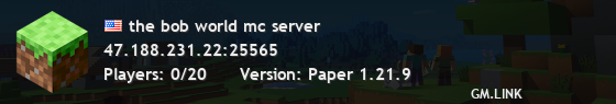 the bob world mc server
