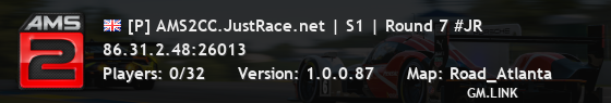 [P] AMS2CC.JustRace.net | S1 | Round 7 #JR