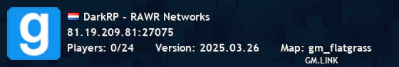 DarkRP - RAWR Networks