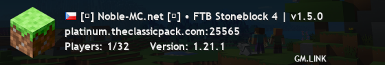[⚙] Noble-MC.net [⚙] • FTB Stoneblock 4 | v1.5.0