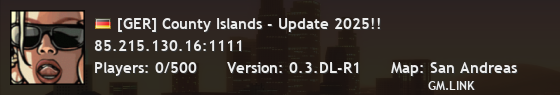 [GER] County Islands - Update 2025!!