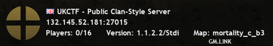 UKCTF - Public Clan-Style Server