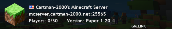 Cartman-2000's Minecraft Server