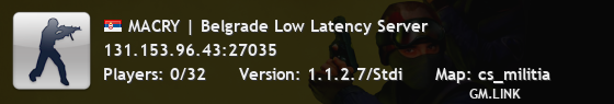 MACRY | Belgrade Low Latency Server