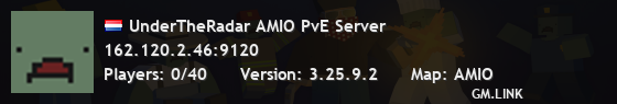 UnderTheRadar AMIO PvE Server